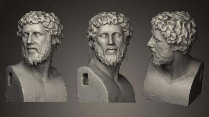 Бюсты и головы античные и исторические Греческий мужчина